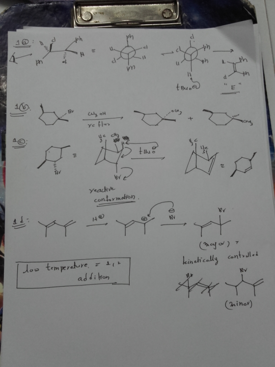 pn tBuo ماه ولی rc flux Buo bre reactive conformation. (major) kinetically controlled BV perature 1,2 addition (minor)