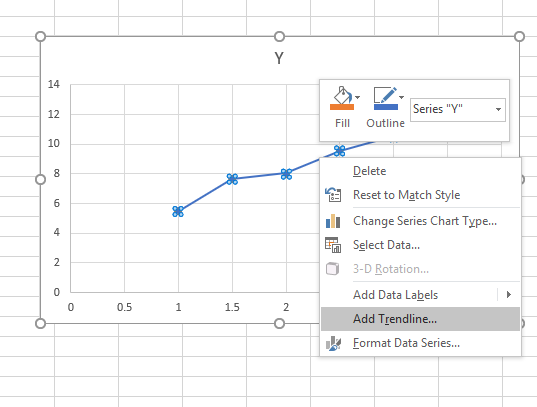 14 12 10 Series Y Fll Outline Reset to Match Style IChange Series Chart Type... select Data 3-D Rotation... Add Data Labels