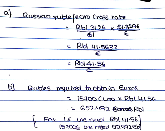 Russian ubeleciro Cross rate Ee 461 E Rbl .5633 blRubles requiesl to obta in Euxcs