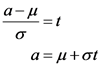 α-μ -,
α= μ+σι