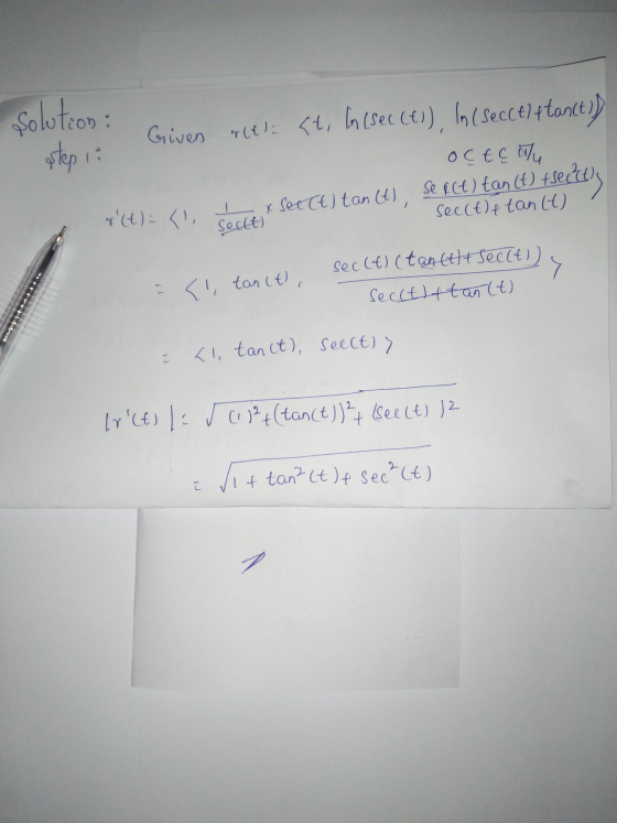 SOLUT 3: Griver rith St, In (sec (ts), In (Secct etanct)) step 1: octeau r(t): (?; Cortex Seett) tan C), se act) tan (1) #se