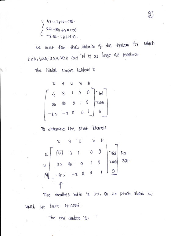 e mus Ind that solotion te systeto hich 120, y20, uzo, V20 and .㎡ lS as lange as possible. The hitial Simp tableau 20 30 0 ,