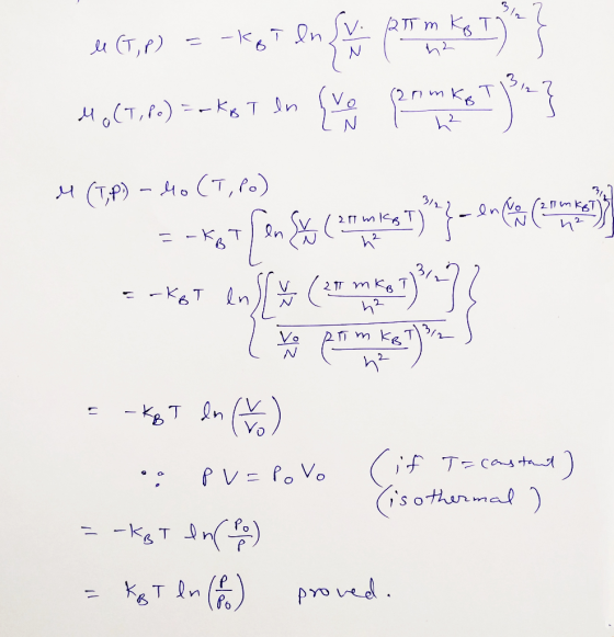4 (7,0) = -KOT en fin potim Kg T)} My(7,0) == ks 7 in ce ce maken Tjer} M (T,P) - 40 (T,Po) E-ko Tren & Tuniken T.)}-en E-K