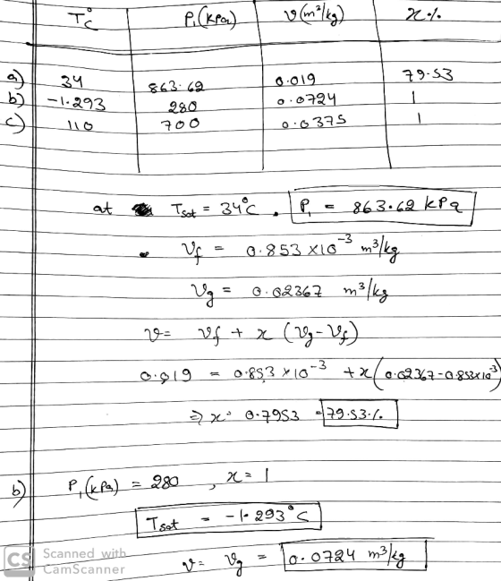 Tc PickPou) 2% 79.53 b) 34 -1.293 863.62 280 700 0.019 0.0724 0.8375 at 0.02367 Tsat = 34€. P 863.62 kpq Ufo 0.853 xio-3 milk