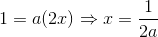 1 = a(2.c) = I=