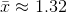 - 1.32