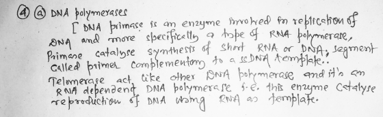 @ @ DNA polymerases [ DNA primase is an enzyme broked in rebtrection of ONA and more specifically a tope of RNA polymerase. P