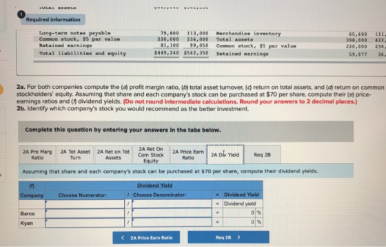 Total E Required information Long-term notes payable Common stock, $5 par value Retained earnings Total liabilities and equit