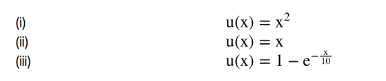 (i) (ii) u(x) = x2 u(x) = u(x) = 1 -e To = X