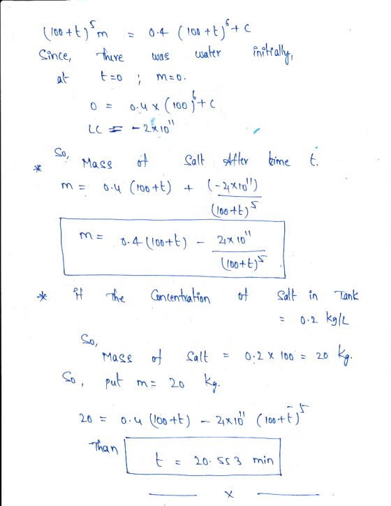 nift So 21x 10 Mas Calt = 0.2x100= 20 20u loo +b : 20- Ss3 min