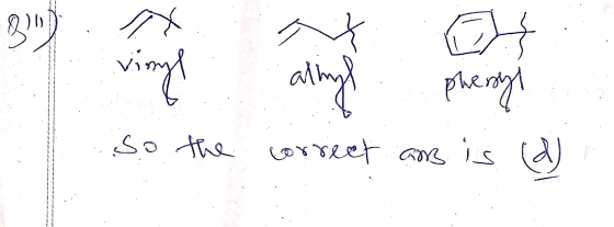 Vinyl . phesy! correct an is (d) so the