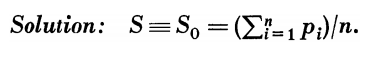 Solution : S-So (Σ-1P)In