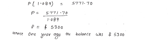 PC 1 •o89) - 517): 10 pa 577) 70 -o89 $ 5300 The Р= Hrore One yeax 90 balance uay E53 оо