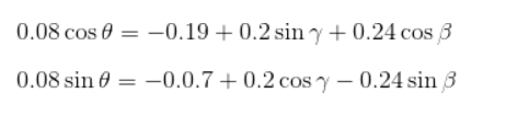 Solve this two equation theta will be 0 < theta <
