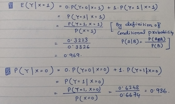 P CY= 1, x = 1) - O3 223 PC A O 33 26 PCB) 0:969 o,6243 0.6674 0,936 =