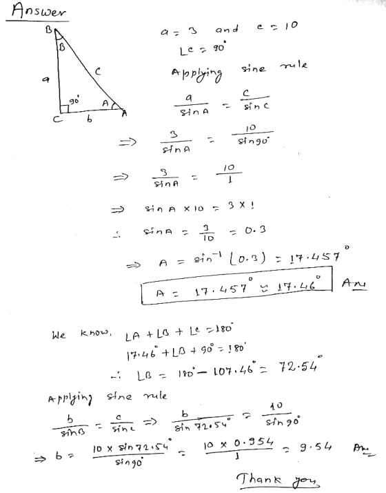 Answer e O and rule ne ApPoying C a Sin A 7 singo stnA nA gin A X lo D sin o.3): 17-4S 7 A 457 An A khou We LA +LO L -180 Ito