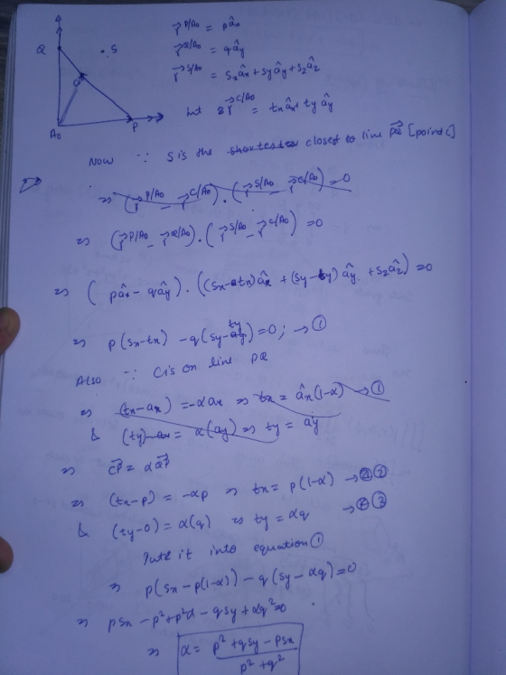 P/A0 = pan 28/ta , và res/Ao = Syam + syầy + szar het gy ellos traut ty ay Now : s is the shortestes closest to live pe [poin