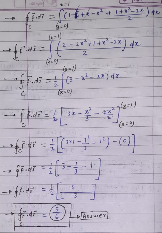 dr.di - (18+ 2 x=1 (1-gtx-x² + 1tr²- 2x (a=0) (x=1) 2- 20²4 1+x²–2x fr di = ((2 - 2x + 1 + x² - 2x) dx (x=0 (x=1) fF.di = 13-