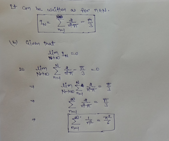 It can be written as for NEN. Neo IN གིས) 3 TE) (5) Cliven that tim NA 0 พ N SO lim NHO T T 3 The) lim N360 1-1 Fic) TI 22 22