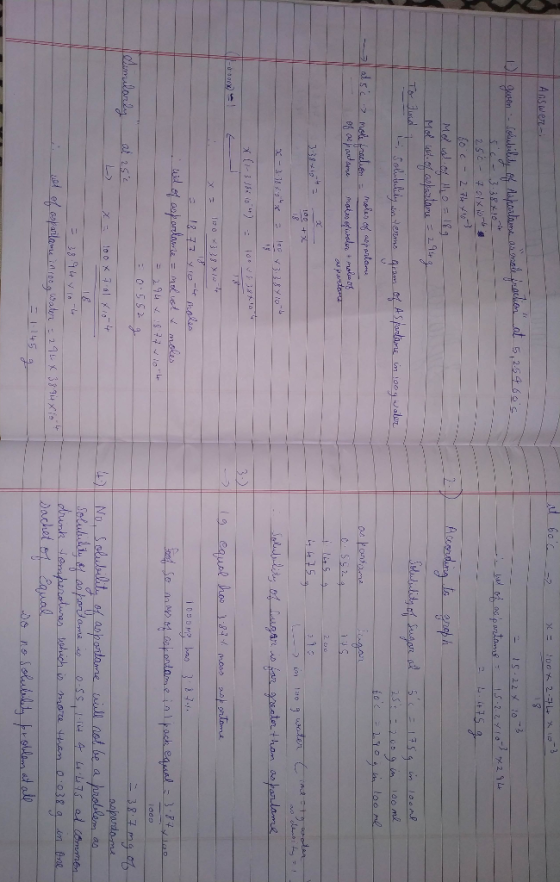 6 o Answe 5 22 torthom a , equal hawai 0o2 not be a pacdl 1& ニ1.14.