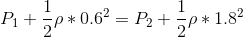 P1+52*0.62 = P2 +50*1.89