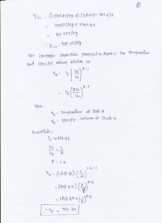 -i.to5KJKg.KK909 .4太 913.3g aud specific volume velation as Vy t, Tempenliue at Stns N Specific volune at Stah 4 Scuostitut