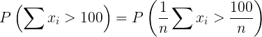 100 P (Σε: > 100) = P(HΣ t,Σ n