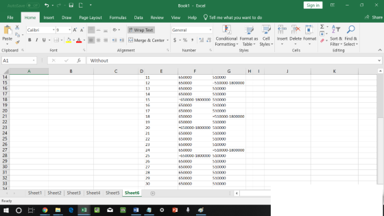 Book1- Excel X Sign in AutoSave Off Tell me what you want to do File Formulas Review View Help Share Home Insert Draw Page La