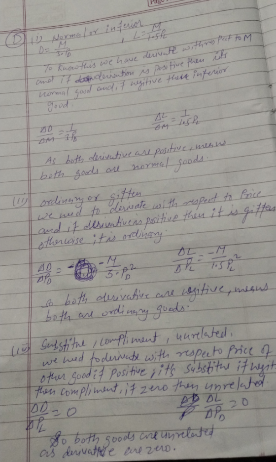 D Norma ler inferir D= M. 10 Kuowthis we have derivvate withns Paf to M Cmo i7 dasNderiention is psitive then ts hormal good