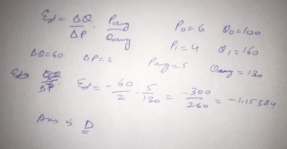 Eda so OP lang dowy Borloo Po=6 Prou Pargas DO=60 0,=160 Ap=2 Janga = 130 a Es=-60 / 2 = -300 -2,15384 260 Ans is D