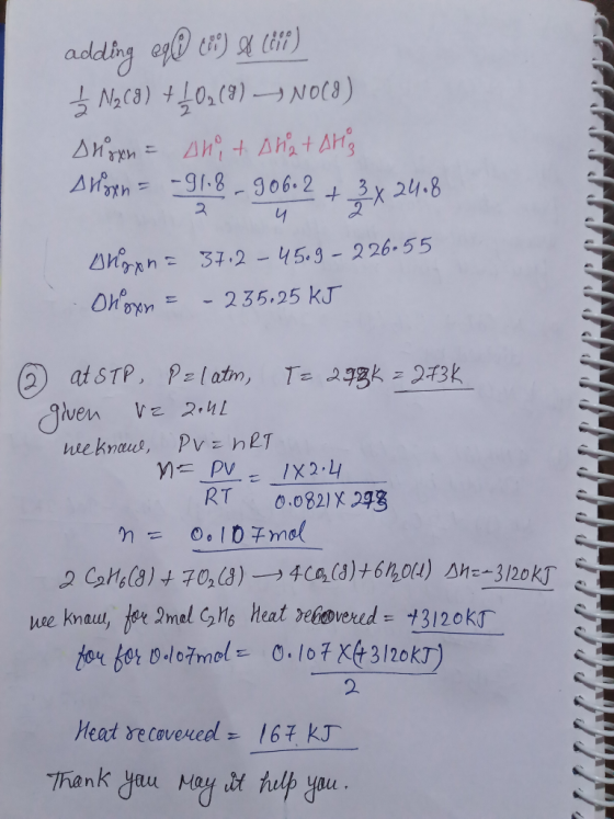adding egg tfi) a (ii) Ź N2c8) +40,(9) — NOCI) Dugyn = unit Ahat Ang Alsyn = -918-90602 + 3x 2408 Angyn = 37.2 - 45.9 - 226.5