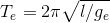 TE = 271/ge