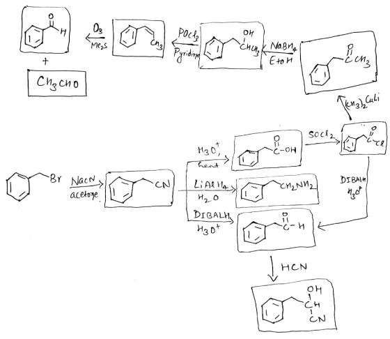 40 hermano MA Etoh Chесио Chgcno Tengacali So — ОН H30t heat y Br Nach Nach s DIBAH LiAlha Ch. N . acetone H₂O DIBALH Hant HC