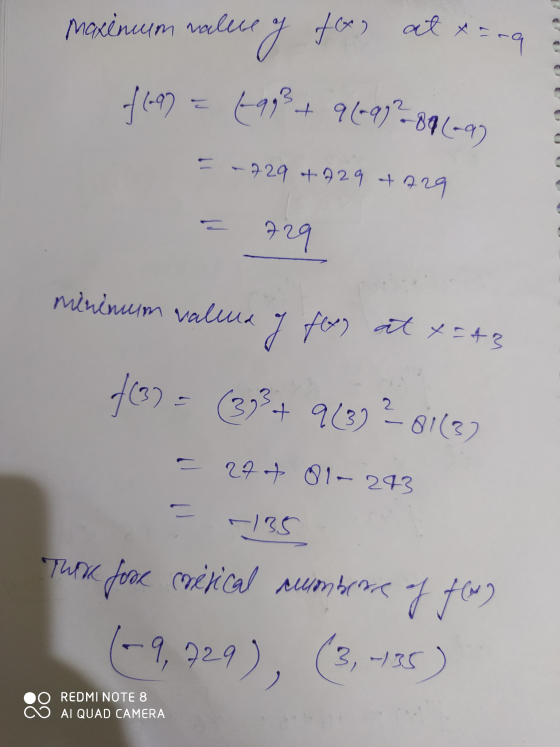 11 maxinuum nalle y fx at tangan f697 = €993 + q (+972-8 1-9 E-729 +229 +729 = 729 minimum values of for at x =43 163) = 3934