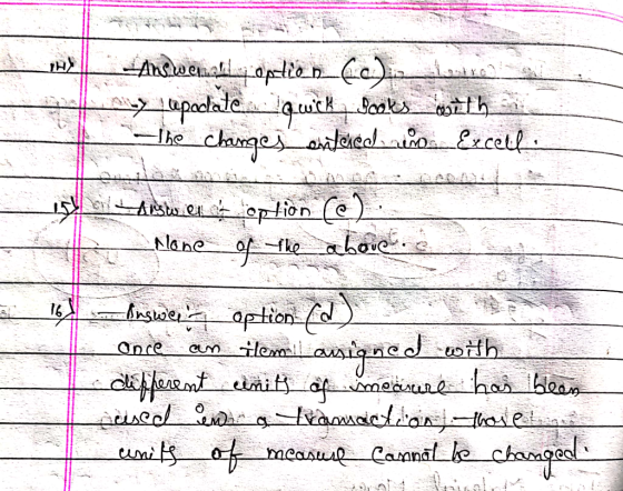 Answomalile option_cc..in dlesno y upacate quick Books with a The changes entered co_ Excell wat bita desberat option (@): te