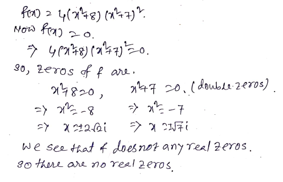 fa) 24 (28778) (247)? How fals zo. 7 482778) (21277) 0. 30, Zeros of are, 2127820, 7447 20. (double zeros) ay 02-8 => 22-7 27