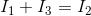 I_1+I_3=I_2