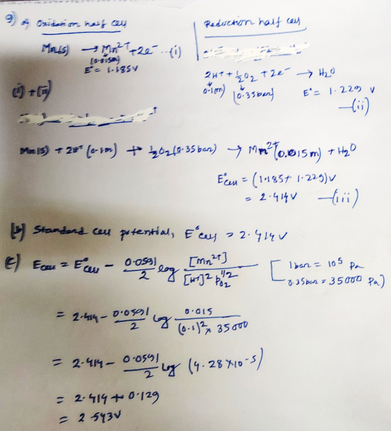 و شورا به بنده در شعر و زن Reduction half can MALLS) [o-su) E-L-1954 2é. (i) las 24 t + 1/ 202 + Zé 1 10.30an +0) H2O E= 1.22