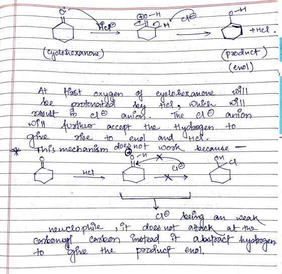 0-H ce Hugo Elon Thel. eyetohexanone) (product) Cenol) post_oxygen sey m el will further accept At oxygen of eyelohexanone 20