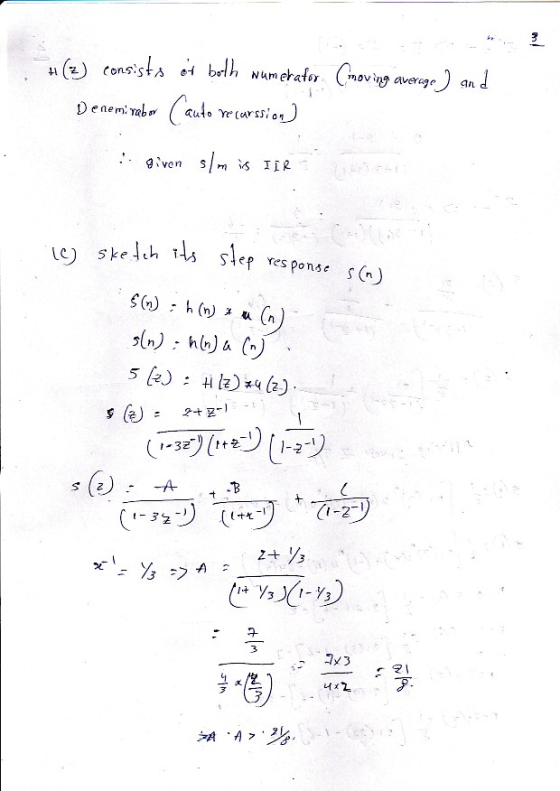 ) consists 어 balh Numerato (moving average) and given s/mis 11R ep res Ponse В に3z じy3)(1-y) 3 疒曰1