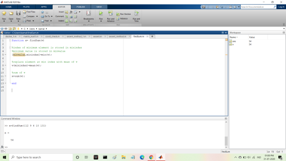 MATLAB R2018a Х HOME PLOTS APPS EDITOR PUBLISH VIEW ? Search Documentation Log In La Find Files Insert Efx til Comment % will