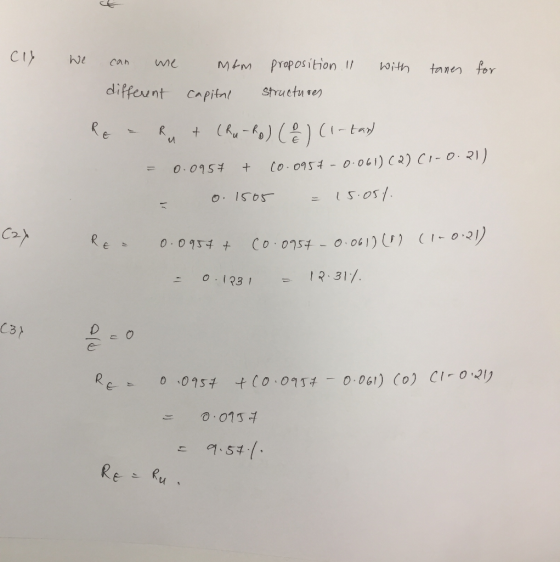 CIX tanen for MAM Proposition can Structures diffeunt Capital (1-tay e + (hu-o) e R to 095t-0.06i) C2) CI-0. 21) + 0.0954 11