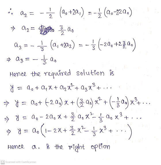 3 - ao 2 = 7 Ag = :: Qq = - † (20 +221) --- (0.-22a.) + a2 = а, } (a, +222) = - $ (-200+2300) § 2o Hence the required solutio