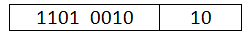 1101 0010 10