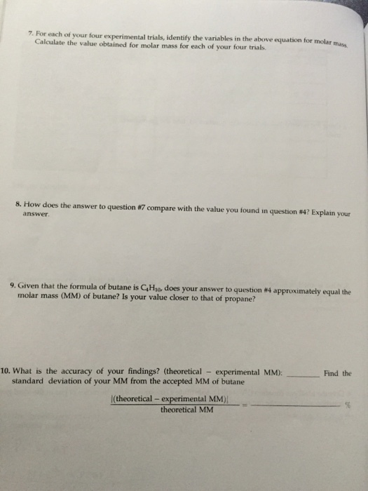 Report Form DATA Data is collected in your noteboo