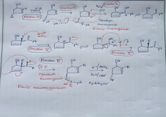 Reactfon CH CH Reacfon OH Ph ph Reactfon I Stgmatrepie -ph ph-5-cl Flearrengemeal Evens eorragenent OH H NEtz OH H Ph Ph R-I