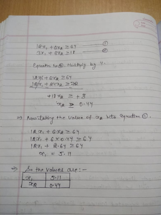 12x, +682 264 3x + 6x2 > 18 Equation to Meiltiply by 123 +628 264 192, + 8420 272 + 18 x2 + 8 ng > 0.44 =) Nowitaking the val