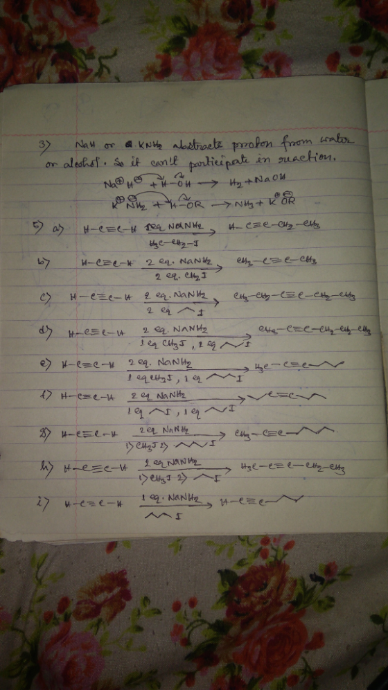 37 Nat or a KNA abstracte profon from water or alcohol. So it cant participate in reaction. Nad 4 t on Hy+Na ob o thor Nyt K