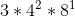 3 * 42 8