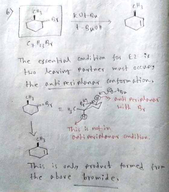 ko4 -3 t-Buch The essential condition for E2 43 two leaving partner must occupy the anti peri planar conformation, CH₂ Neo-to